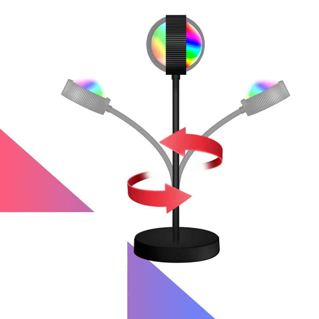 Regenbogen Sonnenuntergang Projektor Lampe LED