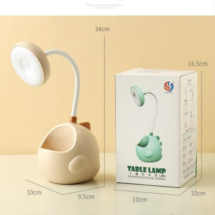 Rosa Dinosaurier LED Schreibtischlampe Mädchen