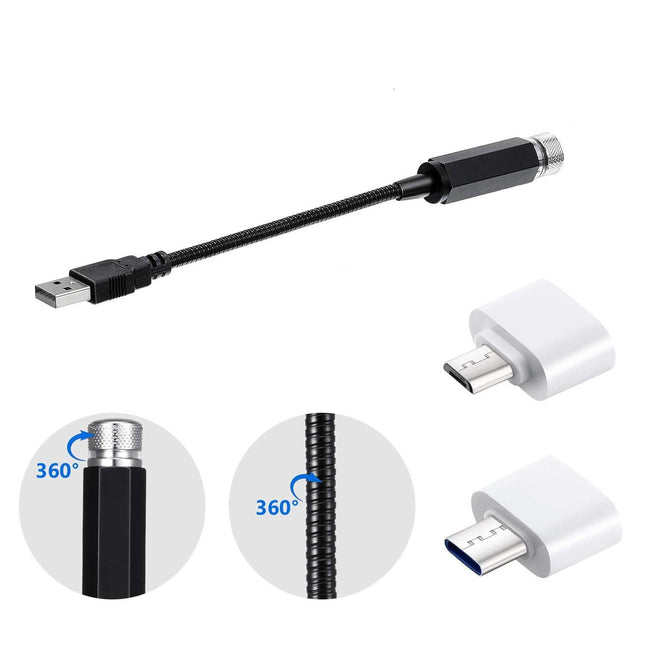 Grüner Sternenhimmel Projektor für Auto