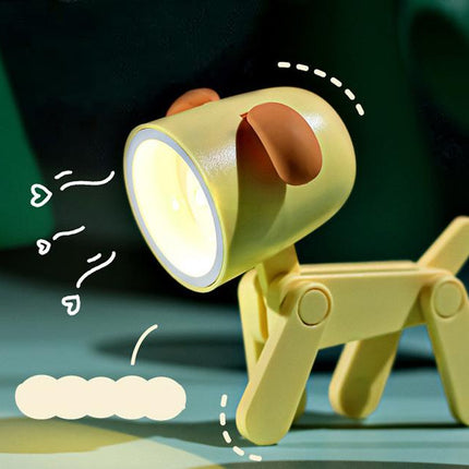 Faltbares Mini LED Nachtlicht im Hundedesign