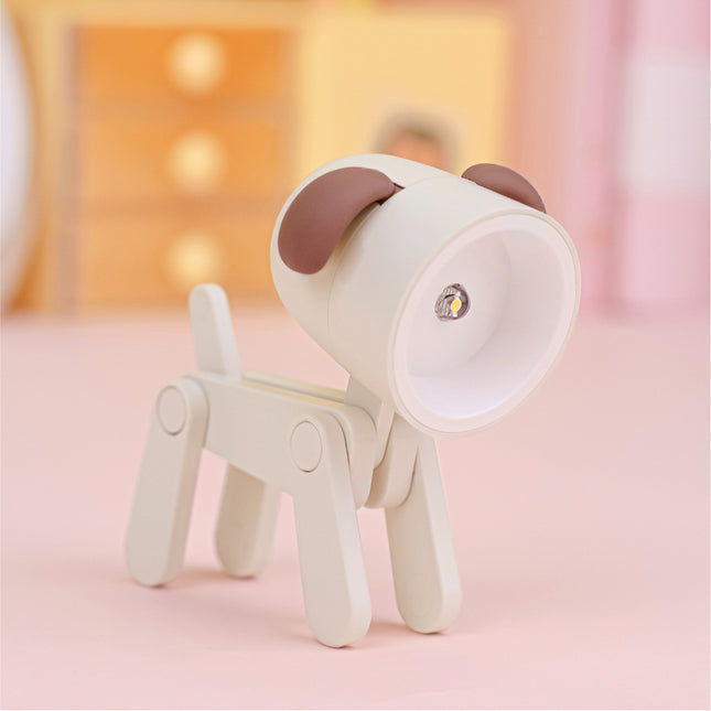 Faltbares Mini LED Nachtlicht im Hundedesign