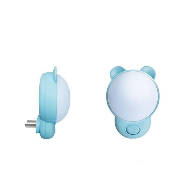 Steckdosen Nachtlicht Teddybär blau oder rosa