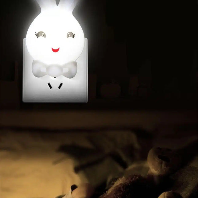 Süßes Hasen Nachtlicht für die Steckdose