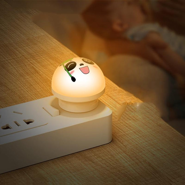 Süßes Panda Steckdosen Nachtlicht Kinder