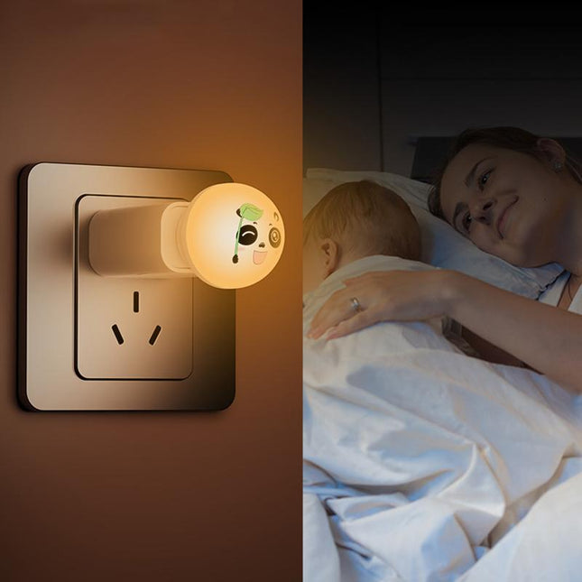 Süßes Panda Steckdosen Nachtlicht Kinder
