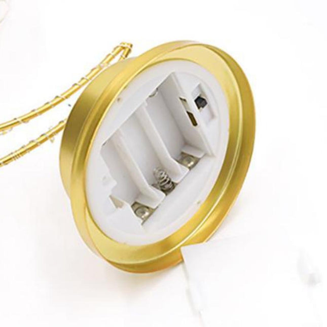 Goldene Mond Lampe LED Tischdeko