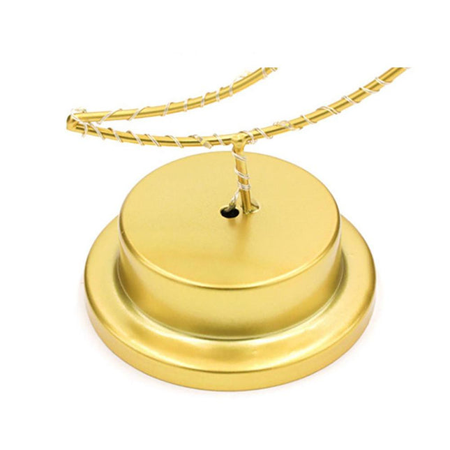 Goldene Mond Lampe LED Tischdeko