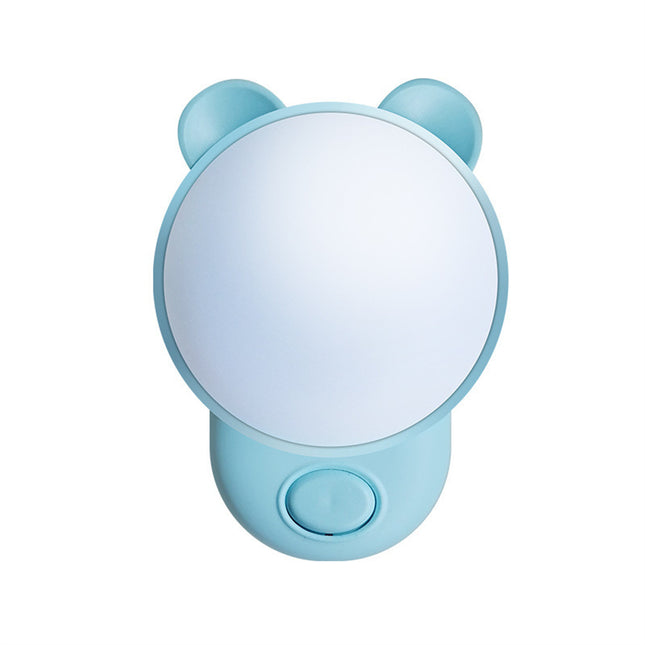 Steckdosen Nachtlicht Teddybär blau oder rosa