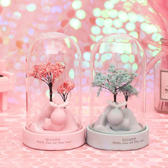 Dekoratives LED Nachtlicht Baum rosa blau