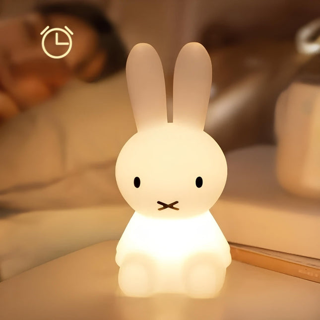 Süßes Hasen Nachtlicht mit Timer Funktion