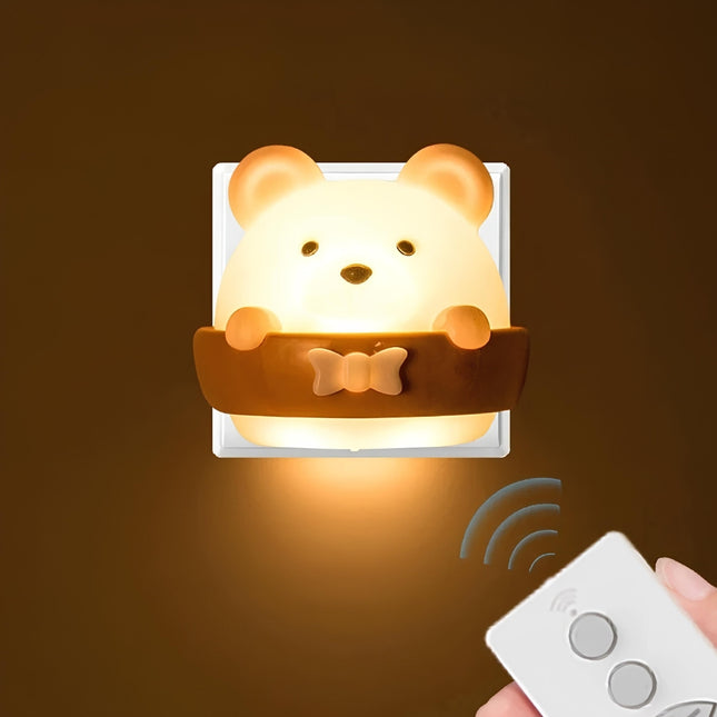Wiederaufladbares Bär Nachtlicht dimmbar für Babys
