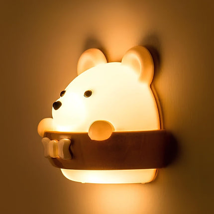 Wiederaufladbares Bär Nachtlicht dimmbar für Babys