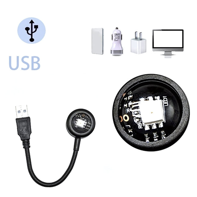 USB Mini Projektor Sonnenuntergang Lampe