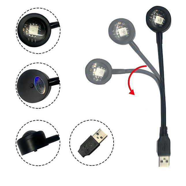 USB Mini Projektor Sonnenuntergang Lampe