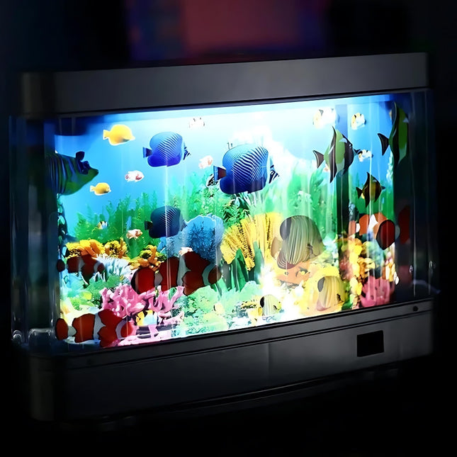 Aquarium Nachtlicht Lampe mit Fischen