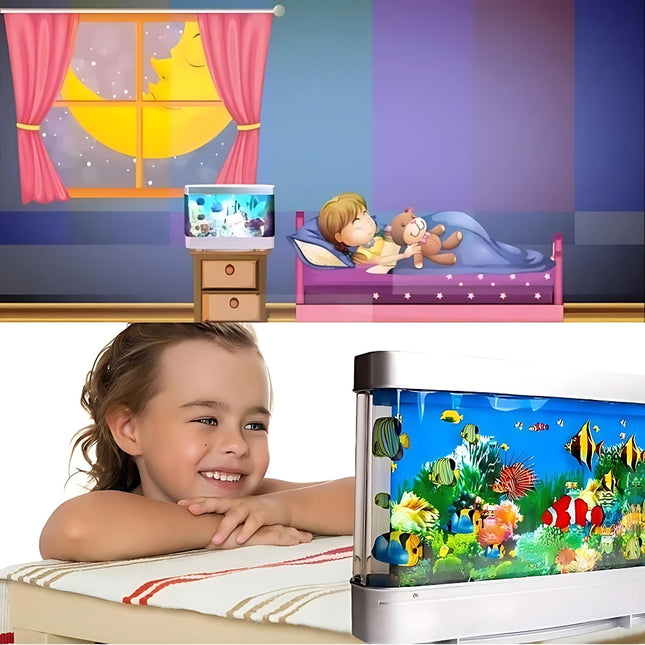 Aquarium Nachtlicht Lampe mit Fischen