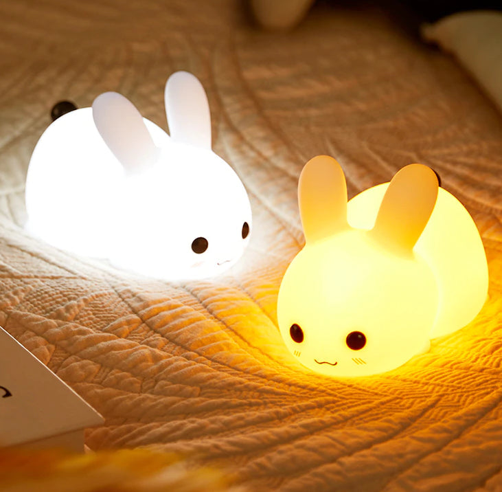 Hasen Nachtlicht aus Silikon Touch