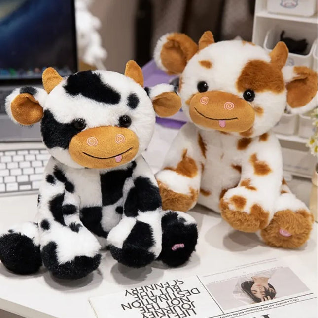 Leuchtendes Kuh Plüschtier als Nachtlicht