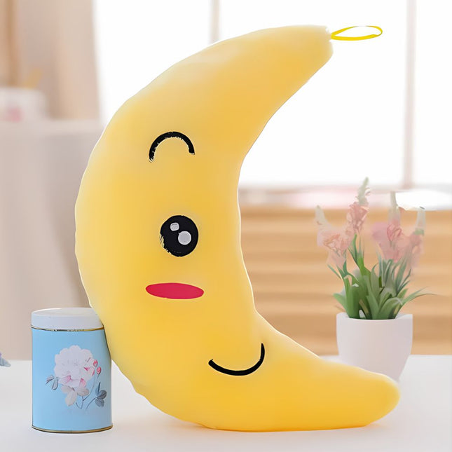 Leuchtendes Mond Kissen als Plüsch Nachtlicht