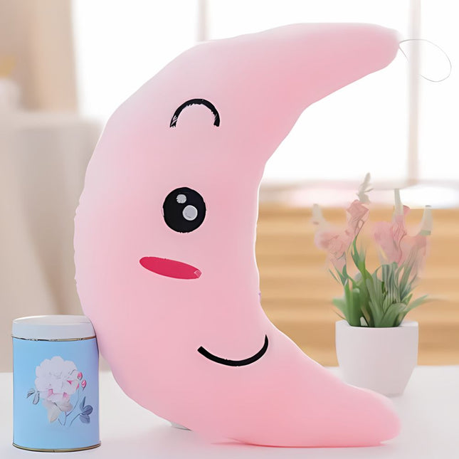 Leuchtendes Mond Kissen als Plüsch Nachtlicht