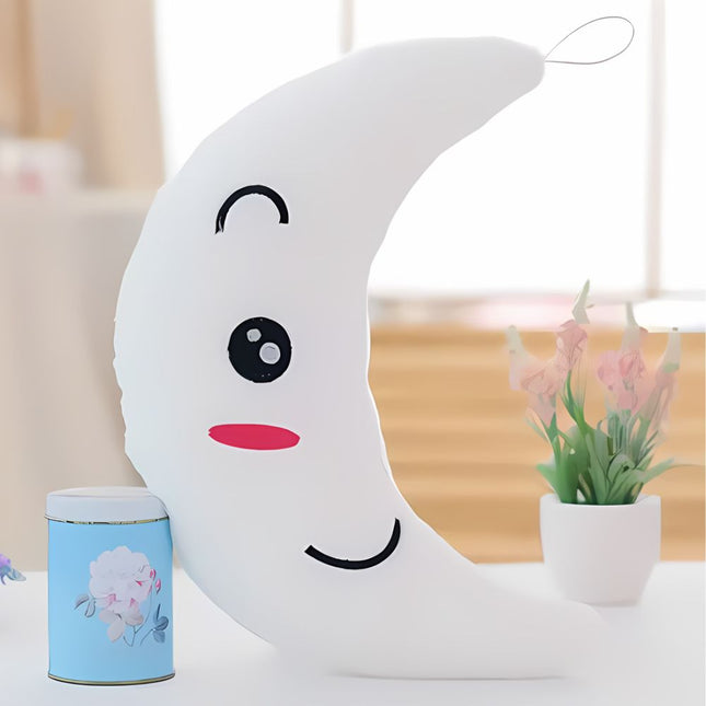 Leuchtendes Mond Kissen als Plüsch Nachtlicht