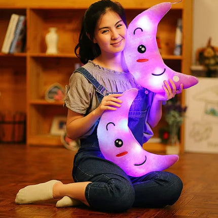 Leuchtendes Mond Kissen als Plüsch Nachtlicht