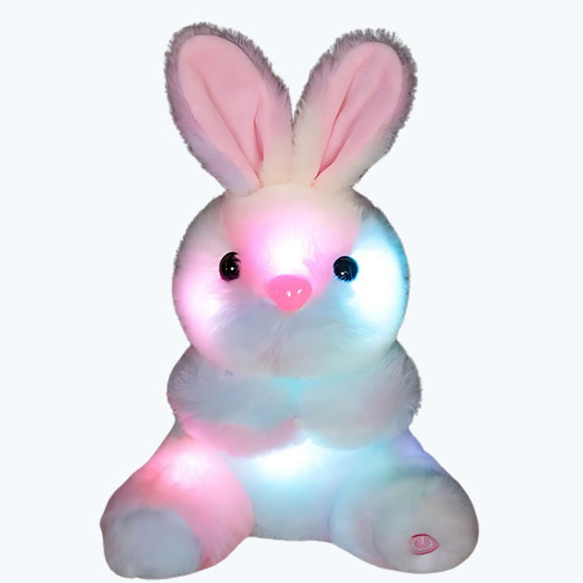 Süßes Kaninchen Plüschtier als Nachtlicht