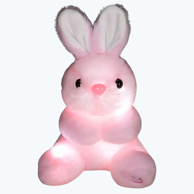 Süßes Kaninchen Plüschtier als Nachtlicht