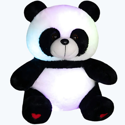 Leuchtendes Panda Plüschtier als Nachtlicht