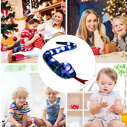 Plüschtier Schlange Nachtlicht grün blau