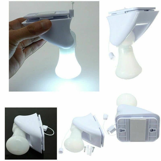 Tragbare LED Glühbirne mit Zugschnur