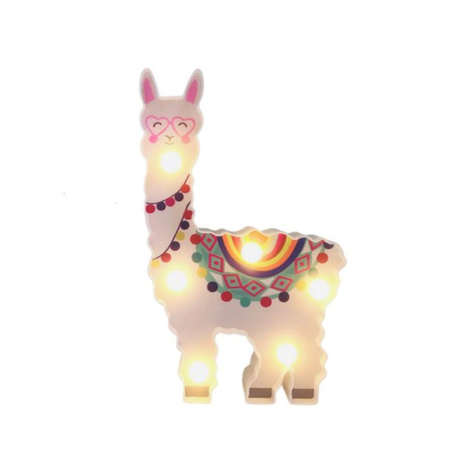 LED Deko Lampe Lama für Kinder