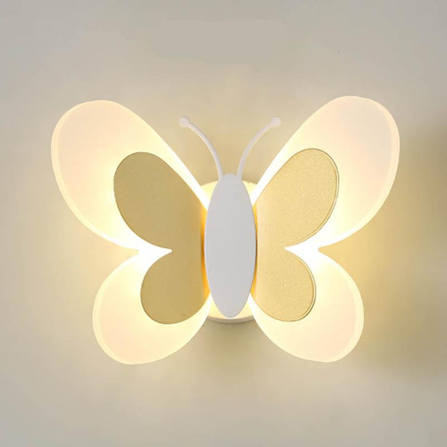 Schmetterling LED Wandlampe für Mädchenzimmer