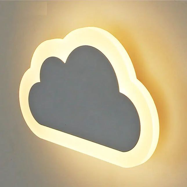 Moderne Wolken Wandlampe aus Acryl