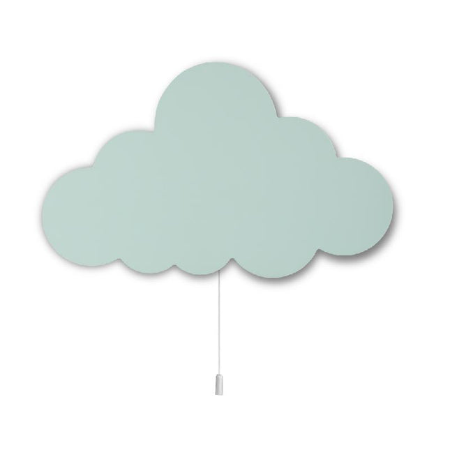 Wolken Wandlampe aus Holz Kinderzimmer