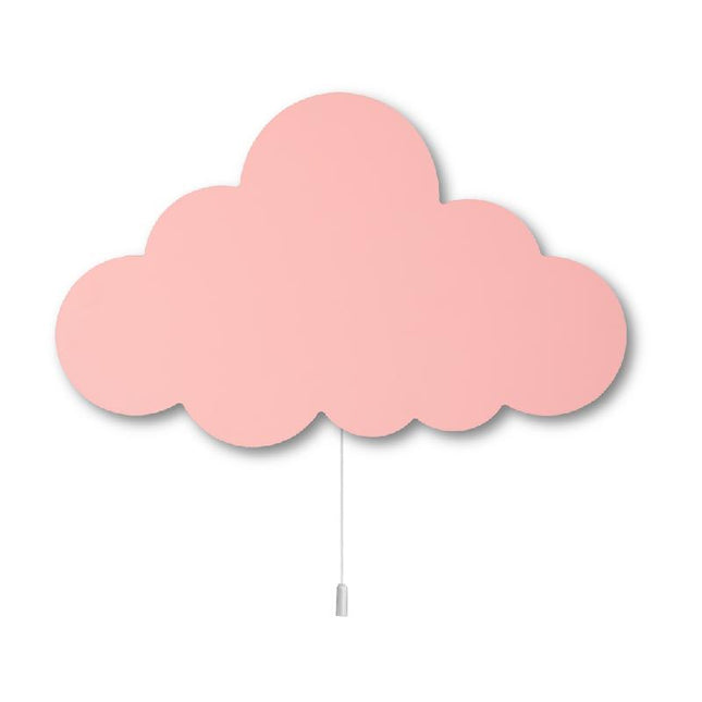 Wolken Wandlampe aus Holz Kinderzimmer