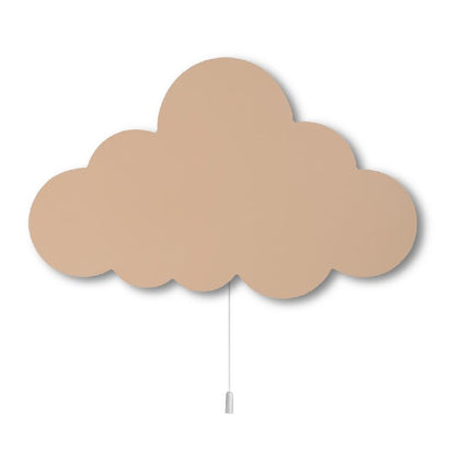 Wolken Wandlampe aus Holz Kinderzimmer