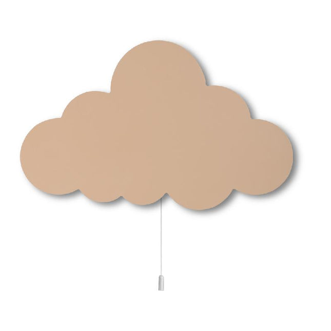 Wolken Wandlampe aus Holz Kinderzimmer