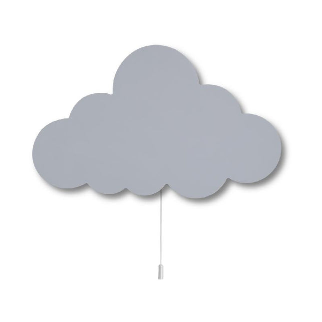 Wolken Wandlampe aus Holz Kinderzimmer