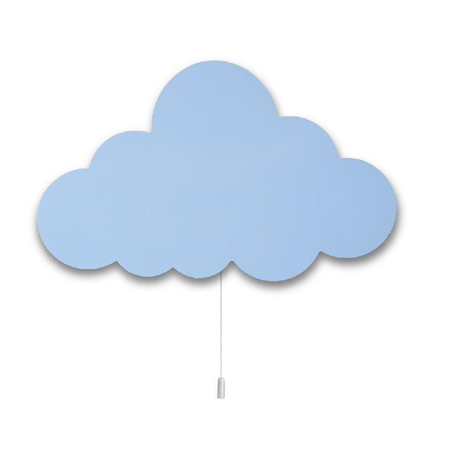 Wolken Wandlampe aus Holz Kinderzimmer