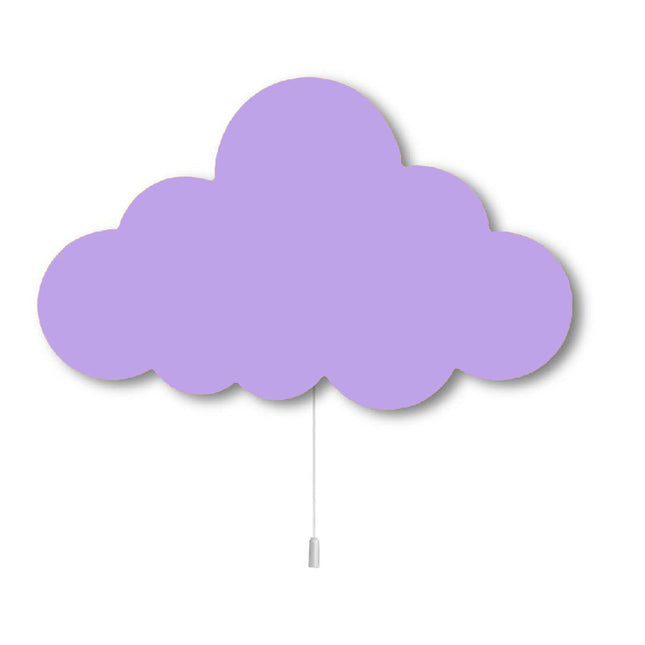 Wolken Wandlampe aus Holz Kinderzimmer