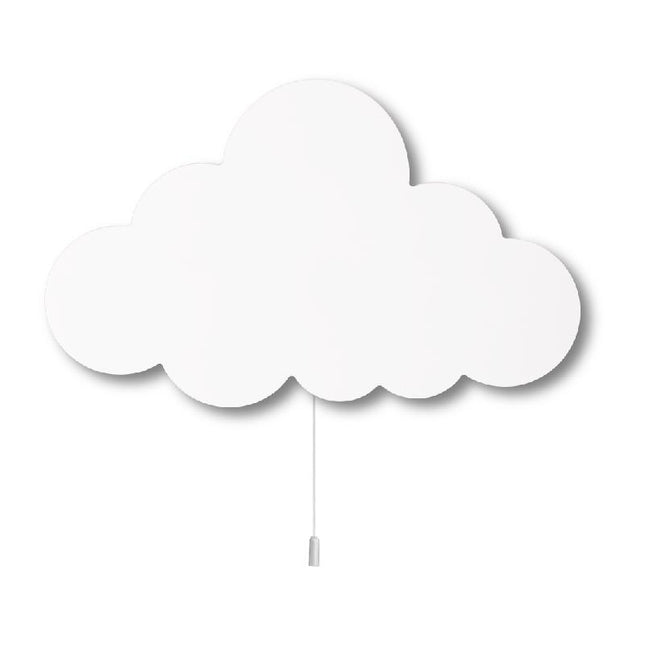 Wolken Wandlampe aus Holz Kinderzimmer