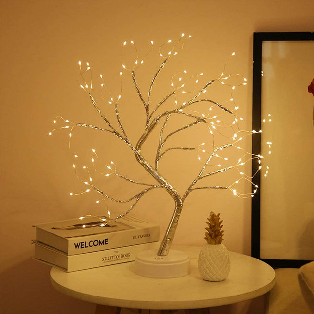 Dekorativer Lichterbaum Tischlampe mit LEDs