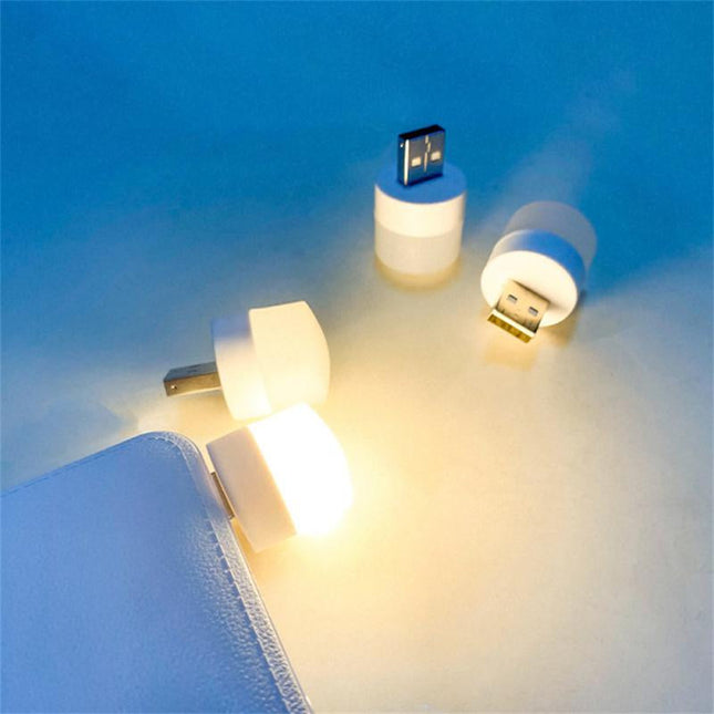 Kabelloses rundes USB LED Nachtlicht
