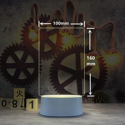 LED Notiztafel Lampe wiederbeschreibbar