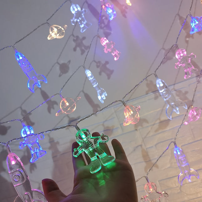 Weltraum LED Lichterkette für Kinderzimmer