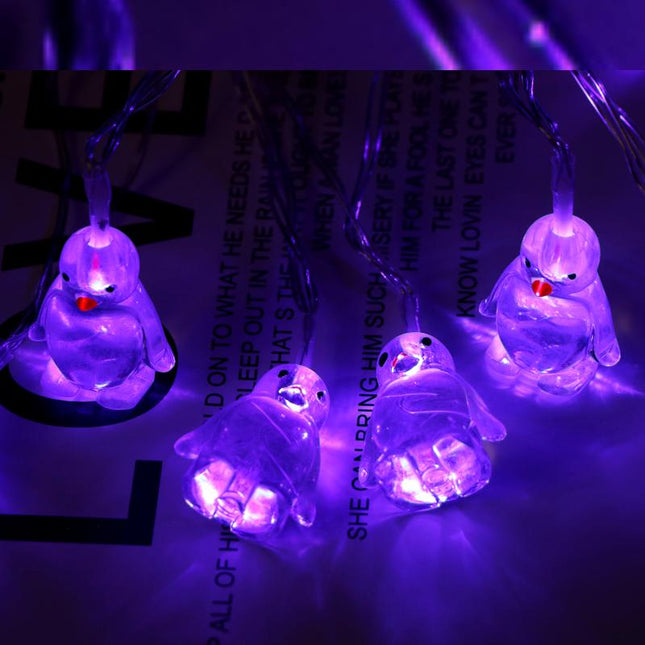 Dekorative Pinguin LED Lichterkette für Zimmer