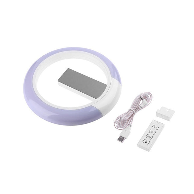 Moderne LED Wanduhr mit digitaler Anzeige