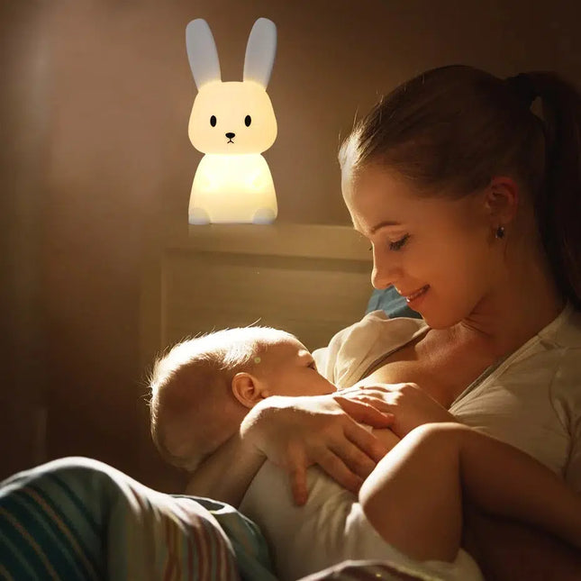 Baby Hasen Nachtlicht Touch wiederaufladbar
