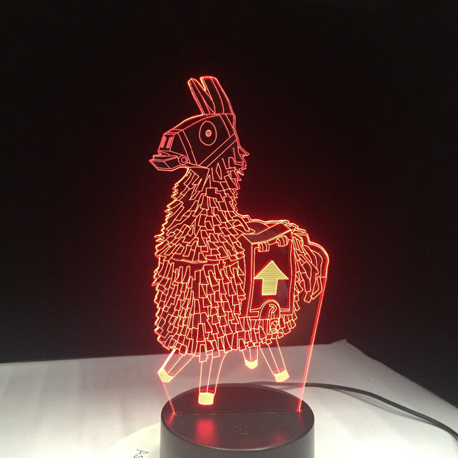 3D LED Lama Nachtlicht Acryl Touch